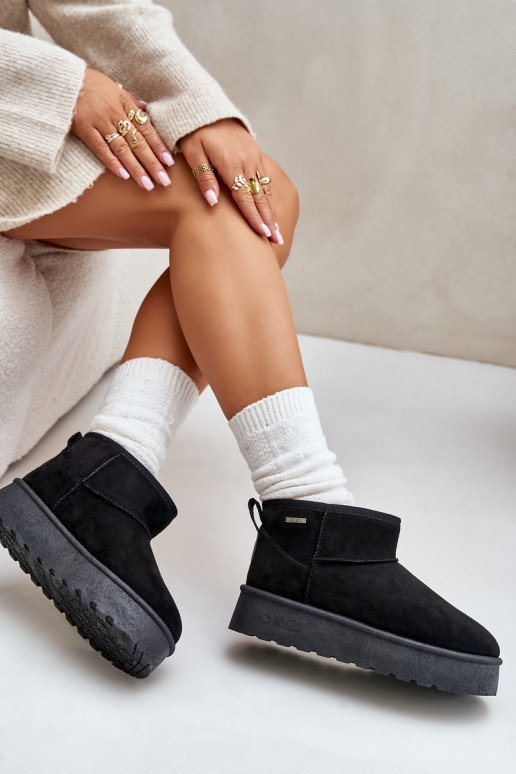 Snow boots with platform Big Star OO274A099 black color Snow boots with platform Big Star OO274A099 black color