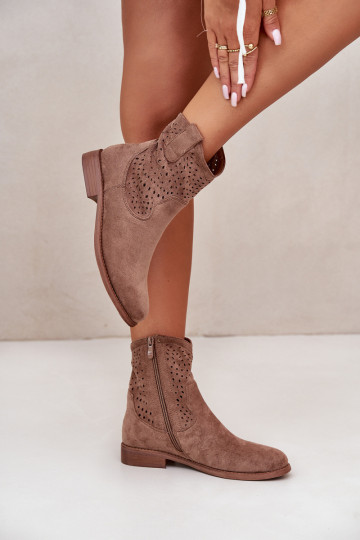 Women's openwork heels with... 2