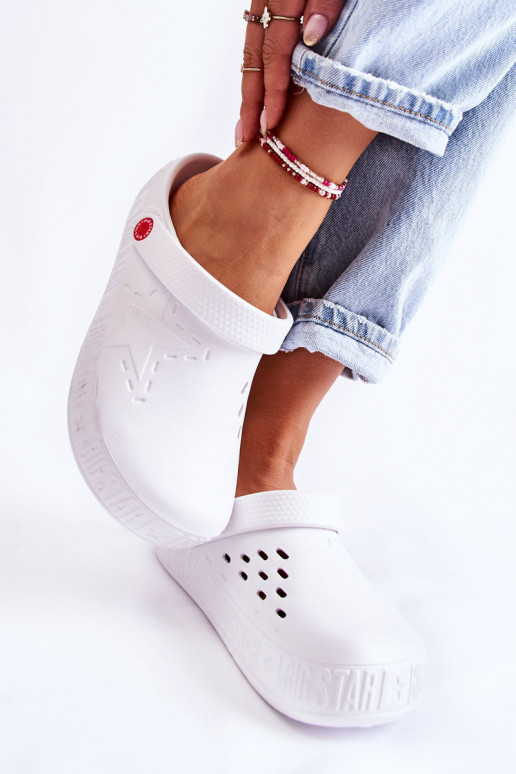 Lightweight slippers Big Star white Lightweight slippers Big Star white