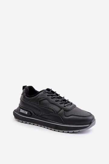 Insulated Men's Sneakers Big Star OO174675 HI-POLY SYSTEM Black