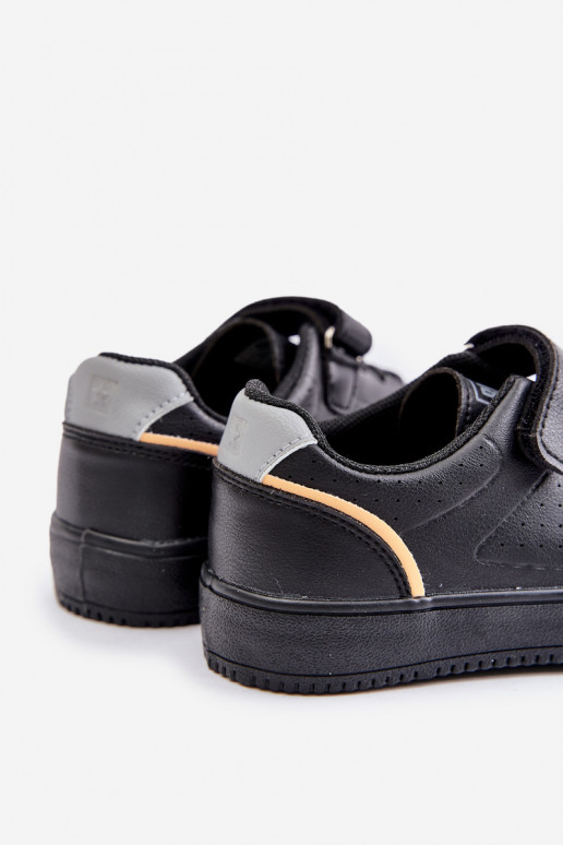 Children's Sneakers Made Of Eco Leather With Velcro Big Star OO374004 Black Children's Sneakers Made Of Eco Leather With Velcro Big Star OO374004 Black