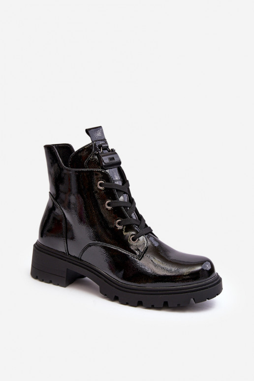 Women's lacquer effect zipped loafers... Women's lacquer effect zipped loafers...