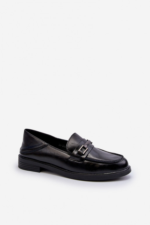 Women's loafers in black Nurea