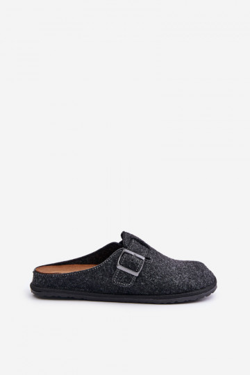 Comfortable Men's Slippers With Buckle Inblu Graphite SI000019 2