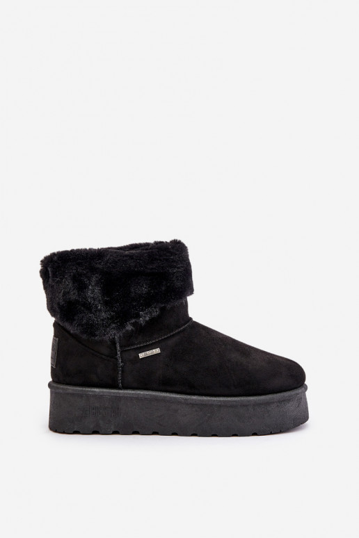 Snow boots on platform with fur Big Star OO274A108 Black Snow boots on platform with fur Big Star OO274A108 Black