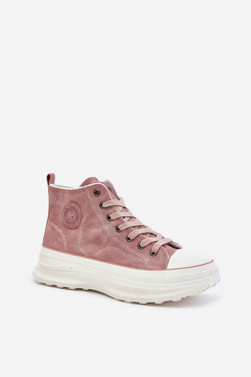 Warm Women's Platform Sneakers Big Star OO274071 Pink 2