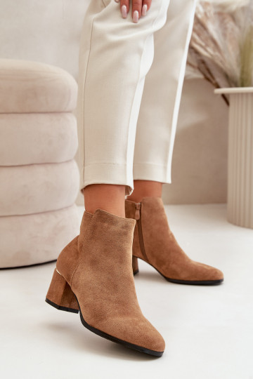 Eco Suede Ankle Boots With... 2