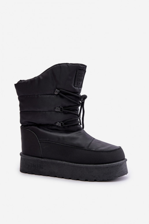 Snow boots on platform with zipper Big Star OO274884 Black Snow boots on platform with zipper Big Star OO274884 Black