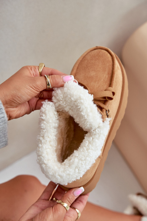 Womens Snow Boots On Platform With Fur Type Branek Camel Ciabellae Womens Snow Boots On Platform With Fur Type Branek Camel Ciabellae