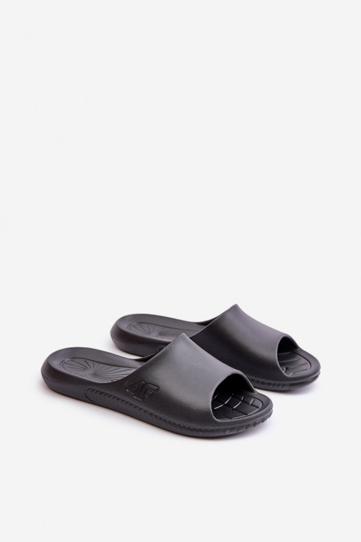 Women's Slippers 4F 4FMM00FFLIF093A-20S black color Women's Slippers 4F 4FMM00FFLIF093A-20S black color