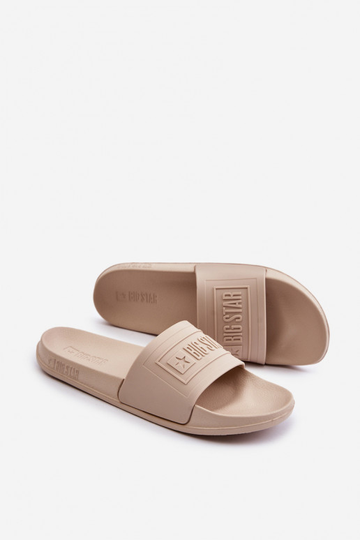 Women's slippers Big Star OO274035 beige