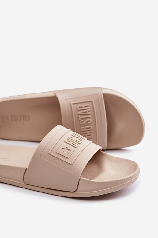 Women's slippers Big Star OO274035 beige