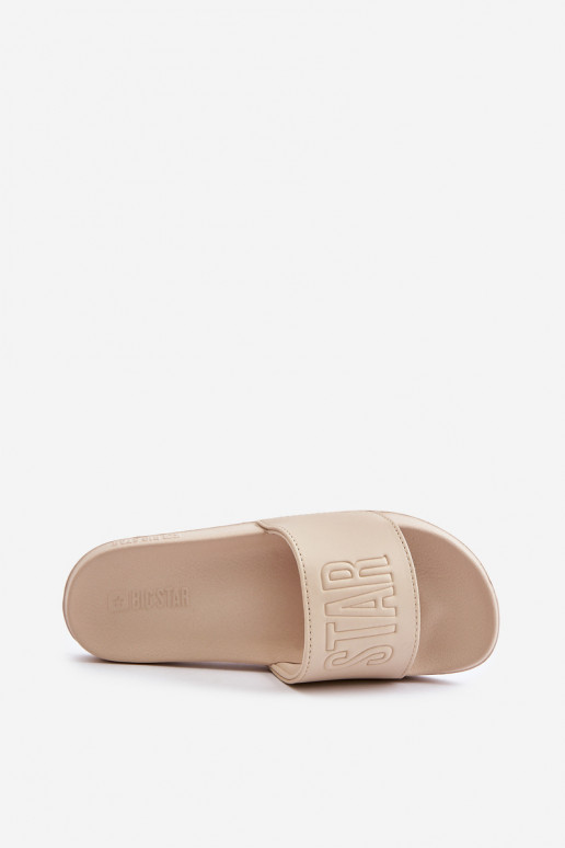 Lightweight slippers Big Star OO274043 beige