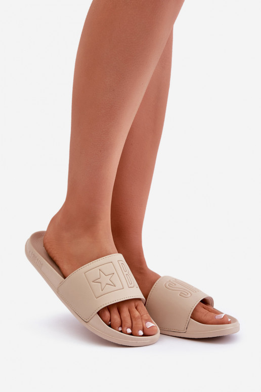 Lightweight slippers Big Star OO274043 beige