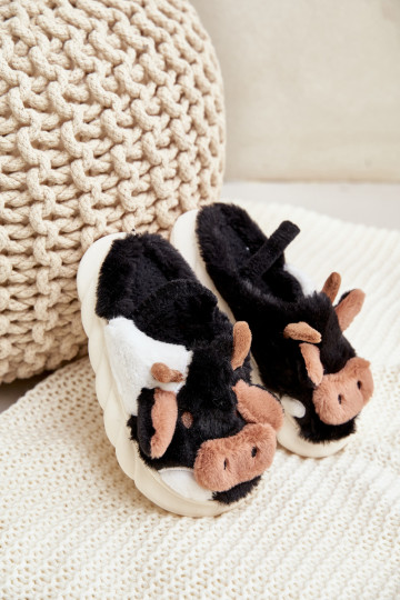 Children's Warm Slippers With Fur Pink Rubee 2