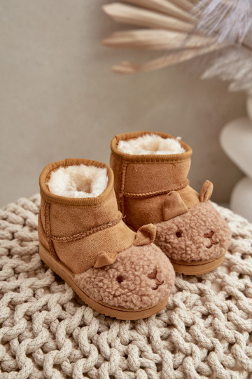 Insulated Children's Snow Boots Llama Camel Esandira 2