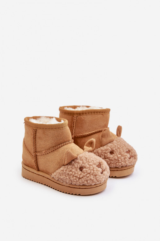 Insulated Children's Snow Boots Llama Camel Esandira