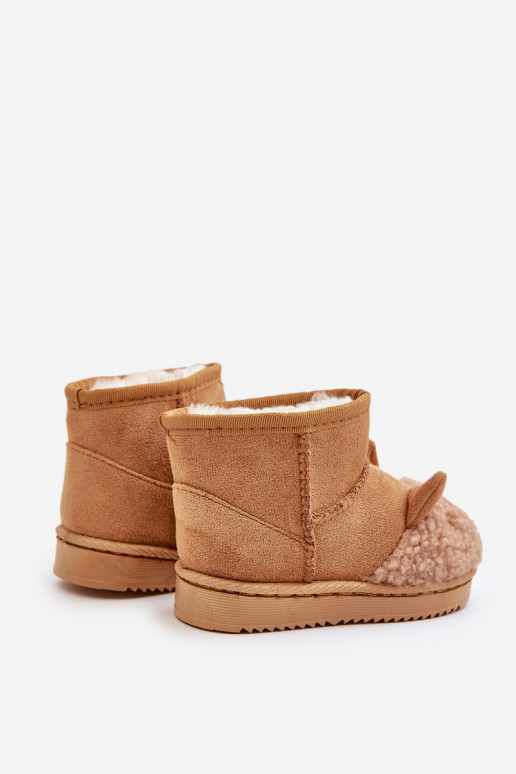 Insulated Children's Snow Boots Llama Camel Esandira