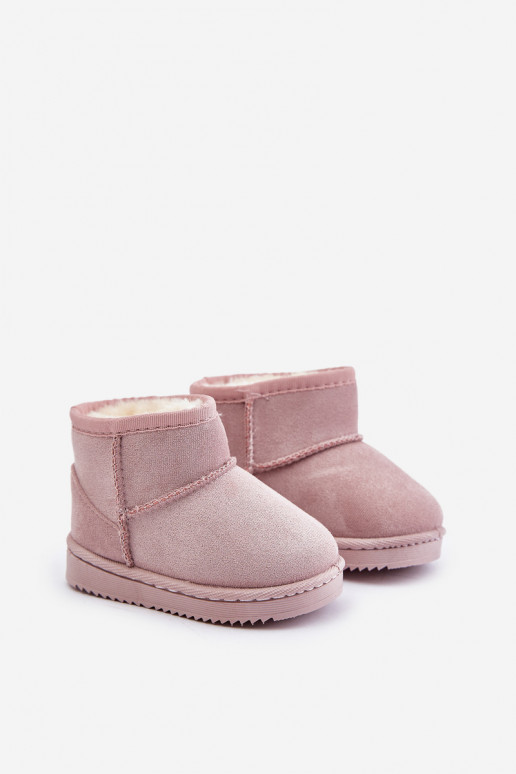 Warm children's winter boots pink Gooby