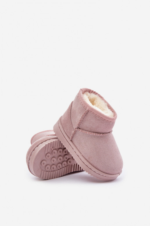 Warm children's winter boots pink Gooby