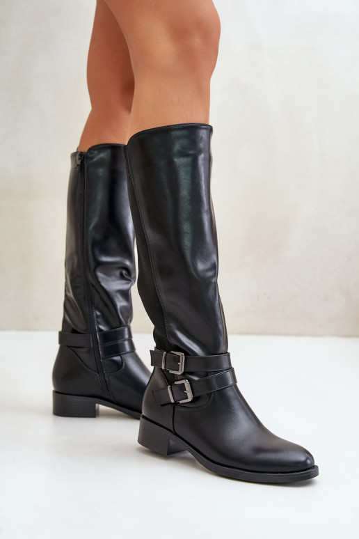 Women's Boots Above The Knee On A... Women's Boots Above The Knee On A...