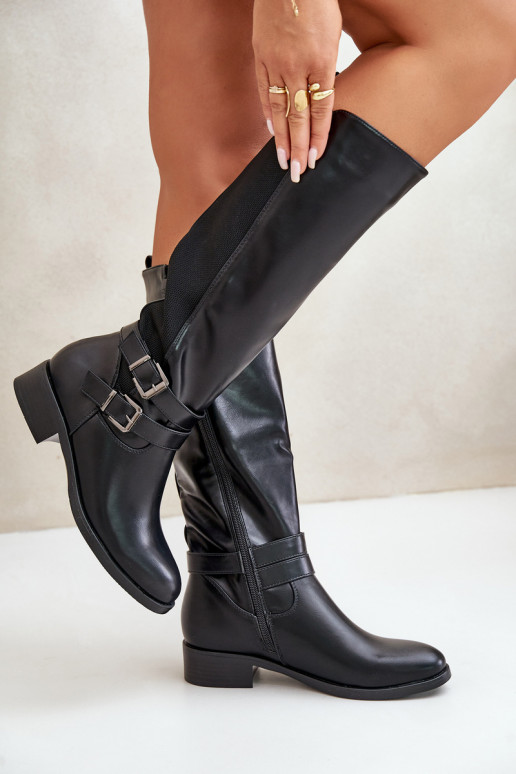 Women's Boots Above The Knee On A... Women's Boots Above The Knee On A...