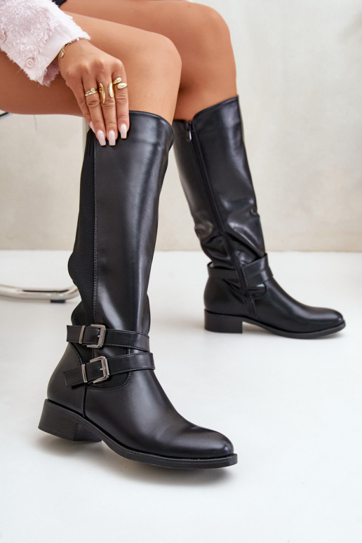 Women's Boots Above The Knee On A... Women's Boots Above The Knee On A...