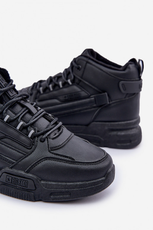 Men's Sneakers Made Of Eco Leather Big Star OO174004 Black