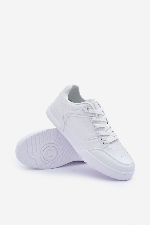 Men's Sneakers Made Of Eco Leather Big Star OO174003 White Men's Sneakers Made Of Eco Leather Big Star OO174003 White