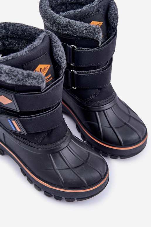 Children's Snow Boots With Velcro Lee Cooper LCJ-24-44-2865K Black