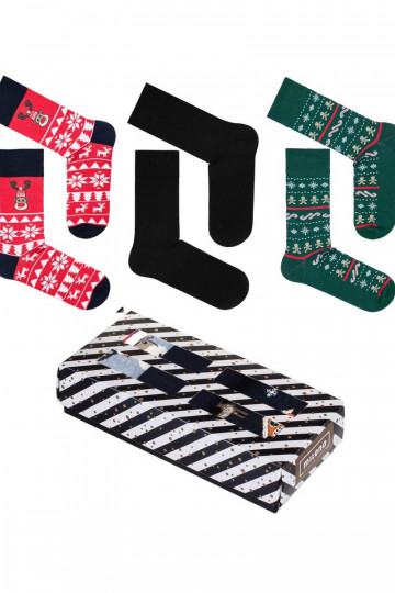Christmas Men's Socks Set 3-Pack 2