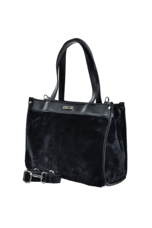 Bag Handbag With Fur Big Star OO574067 Black