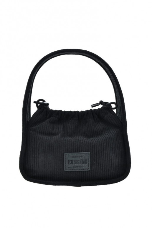 Small Corduroy Bag Big Star oo574055 Black Small Corduroy Bag Big Star oo574055 Black