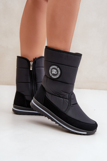 Women's snow boots Progress PROGJ-21-09 in black