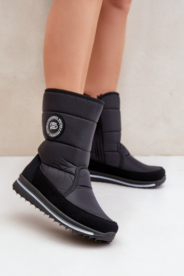 Women's snow boots Progress PROGJ-21-09 in black 2