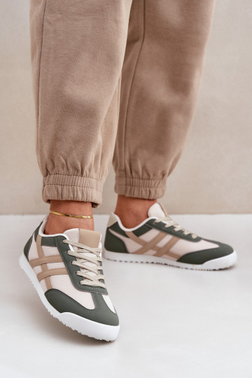 Low Sneakers Women's Beige-Green Eezore 2