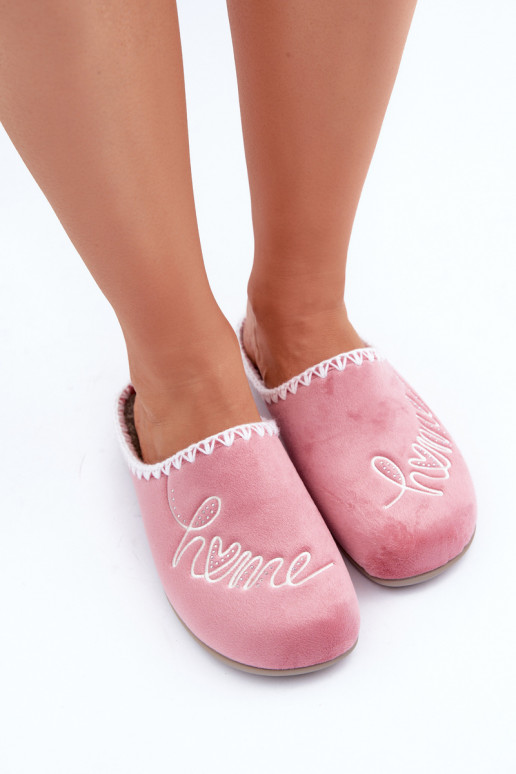 Home Footwear Ladies Slippers Inblu Pink GF000026 Home Footwear Ladies Slippers Inblu Pink GF000026