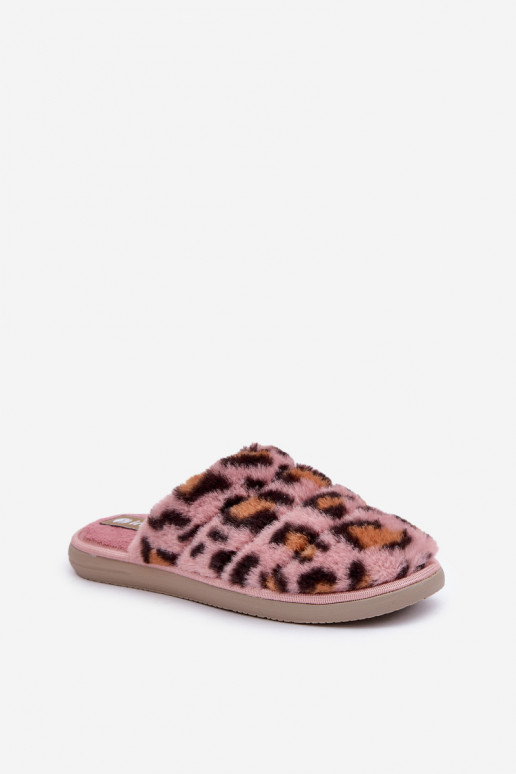 Furry Women's Slippers Leopard Inblu EK000008 Pink Furry Women's Slippers Leopard Inblu EK000008 Pink