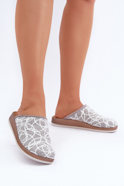 Shiny Women's Slippers Inblu CT000028 Gray Shiny Women's Slippers Inblu CT000028 Gray