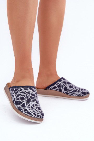 Shiny Women's Slippers Inblu CT000028 Dark Blue 2