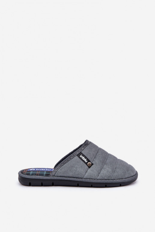 Comfortable Men's Home Slippers Inblu 91000027 Grey Comfortable Men's Home Slippers Inblu 91000027 Grey