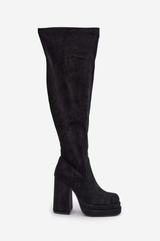 Knee High Heeled And Platform Boots... Knee High Heeled And Platform Boots...