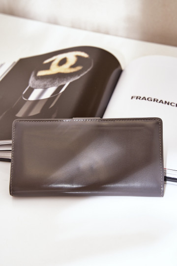 Women's Wallet Made Of Eco Leather Gray Kalinessa 2