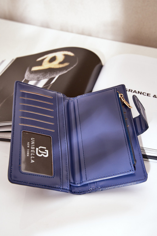 Women's Wallet Made Of Eco Leather Dark Blue Kalinessa