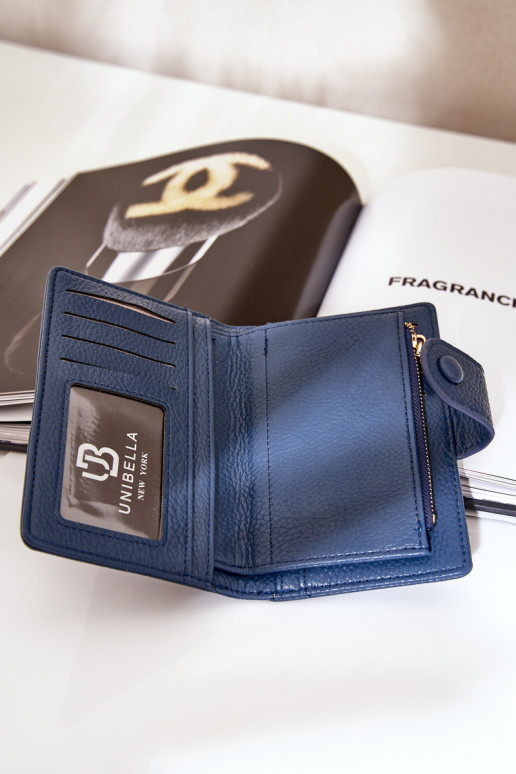 Ladies Wallet Made Of Eco Leather Dark Blue Isamille