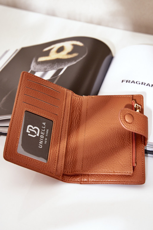 Ladies Wallet Made Of Eco Leather Brown Isamille