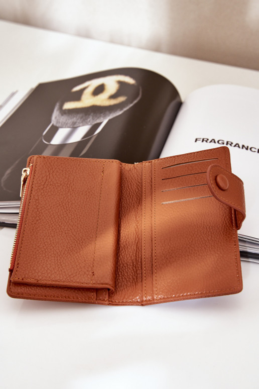 Ladies Wallet Made Of Eco Leather Brown Isamille