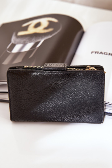 Ladies Wallet Made Of Eco Leather Black Isamille 2