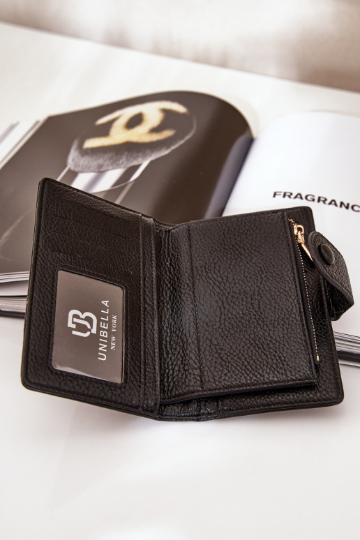 Ladies Wallet Made Of Eco Leather Black Isamille