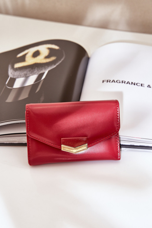 Lakierowany Portfel Damski Czerwony Rahner Lakierowany Portfel Damski Czerwony Rahner